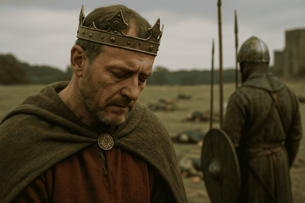 battle-of-hastings-1066_king sorrowful