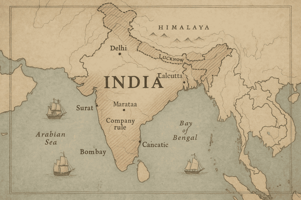 east-india-company_map of india