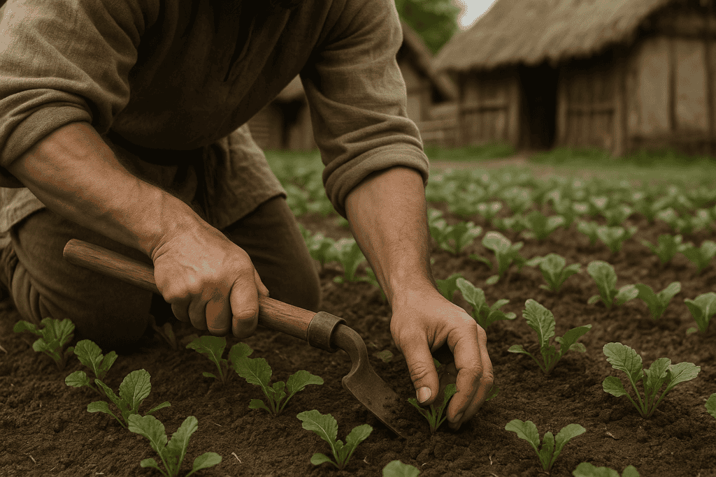 medieval-village-life_Growing crops