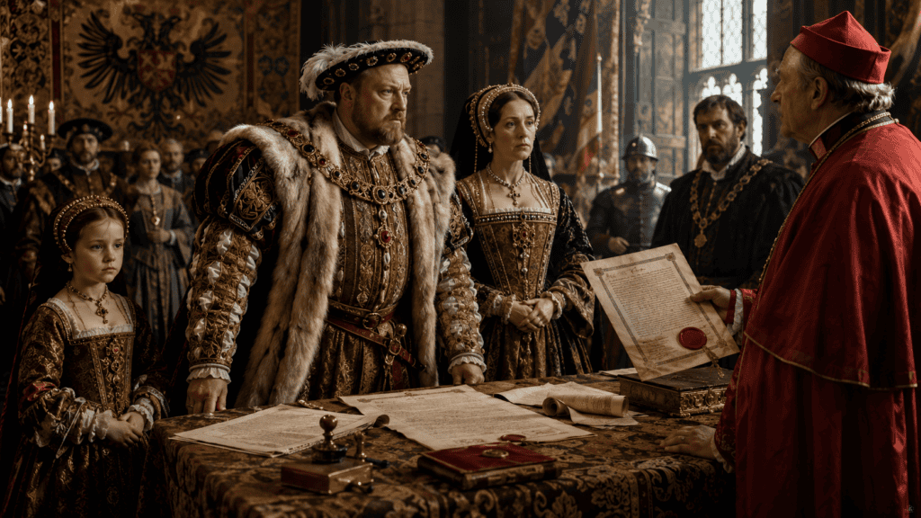 Henry VIII and the Break with Rome: Understanding Its Lasting Impact 8 Henry challenging the Pope - Henry VIII and the break with Rome