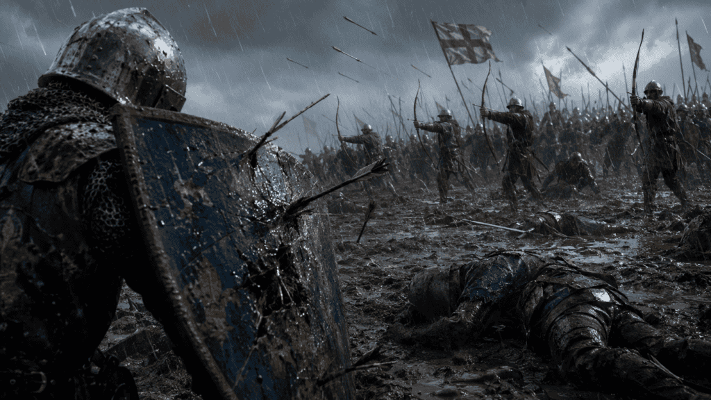 The Hundred Years' War: A Journey Beyond Conflict 11 The hundred Years War Battle Scene