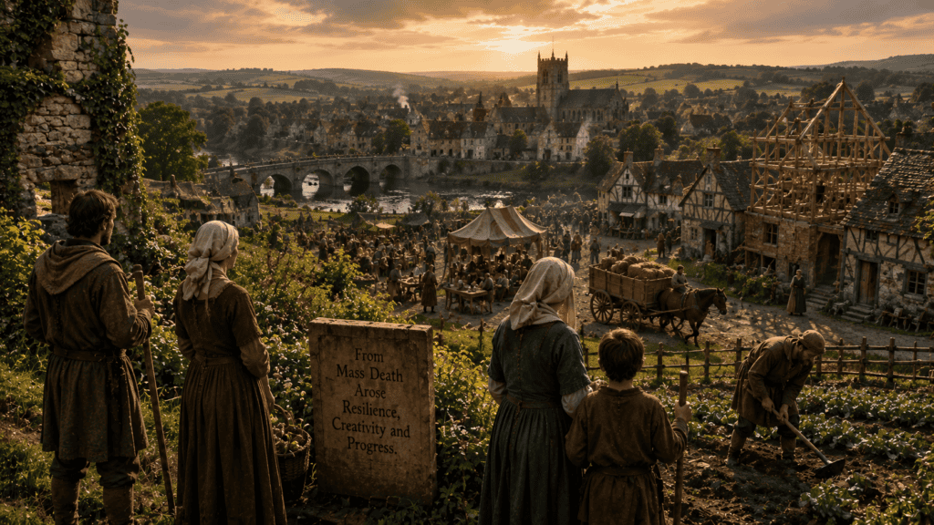 The Lasting Impact of the Black Death: Transformations Across Society 22 workers tending fields After the Black Death - Amelia Harcourt
