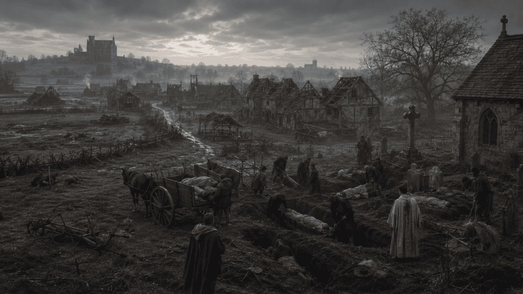 The Lasting Impact of the Black Death: Transformations Across Society 13 Devastation After the Black Death - Amelia Harcourt