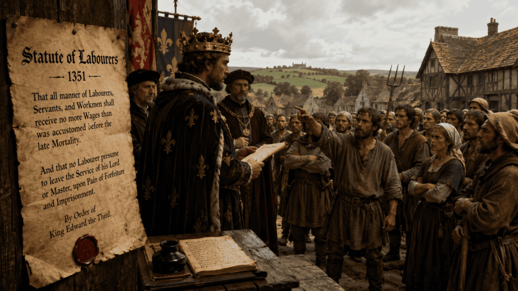 The Lasting Impact of the Black Death: Transformations Across Society 15 statute of labourers After the Black Death - Amelia Harcourt