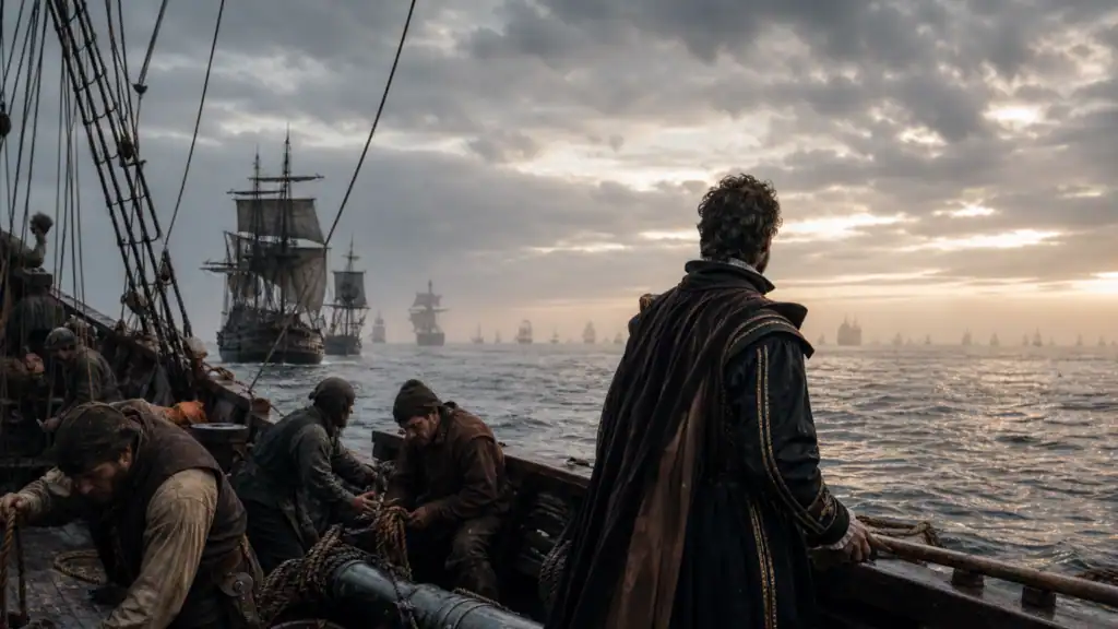 Spanish Armada 1588, Why the Real Victory Mattered 1 Spanish Armada 1588 - The Channel at Dawn