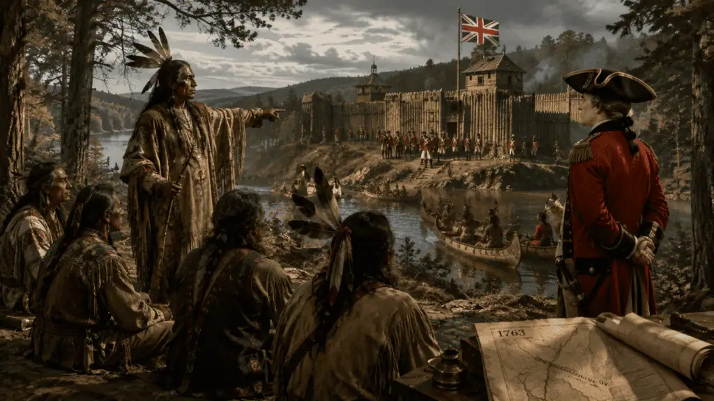 The Seven Years War: A Global Conflict Unveiled 7 13. The Seven Years War - British officers and American indians