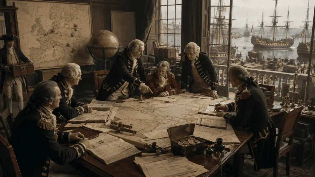 The Seven Years War: A Global Conflict Unveiled 8 14. The Seven Years War - officers planning - large map on table