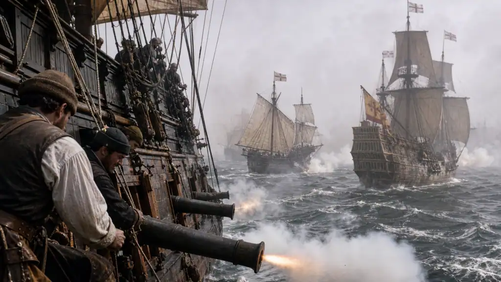 Spanish Armada 1588, Why the Real Victory Mattered 10 Spanish Armada 1588 - The First Clashes